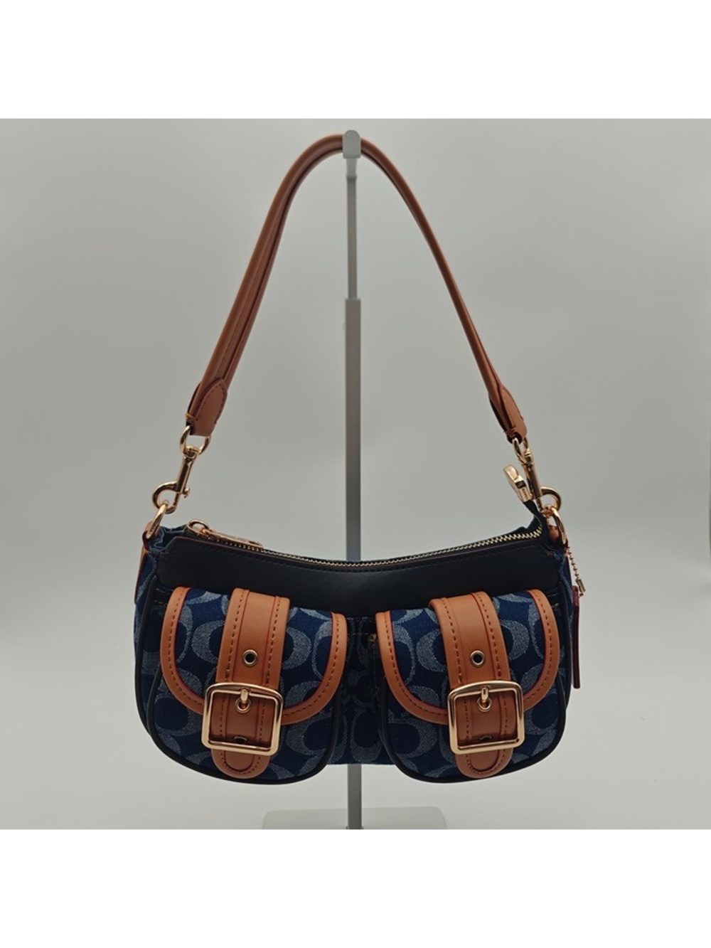 Coach Ashton Shoulder Bag in Natural Denim